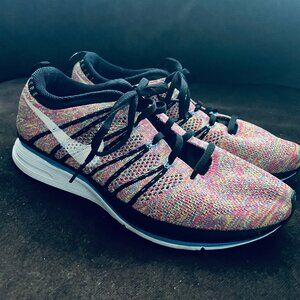 Nike Flyknit Trainer+ Rainbow Multi-Color 532984-014 Size 7.5 US 40.5 EUR 9 Wmns